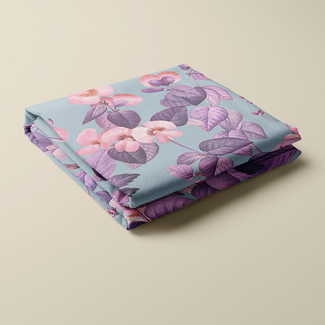 Purple Orchids - Cotton Tana Lawn
