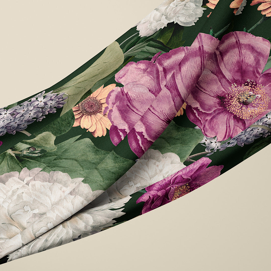 Dark Garden - Cotton Tana Lawn