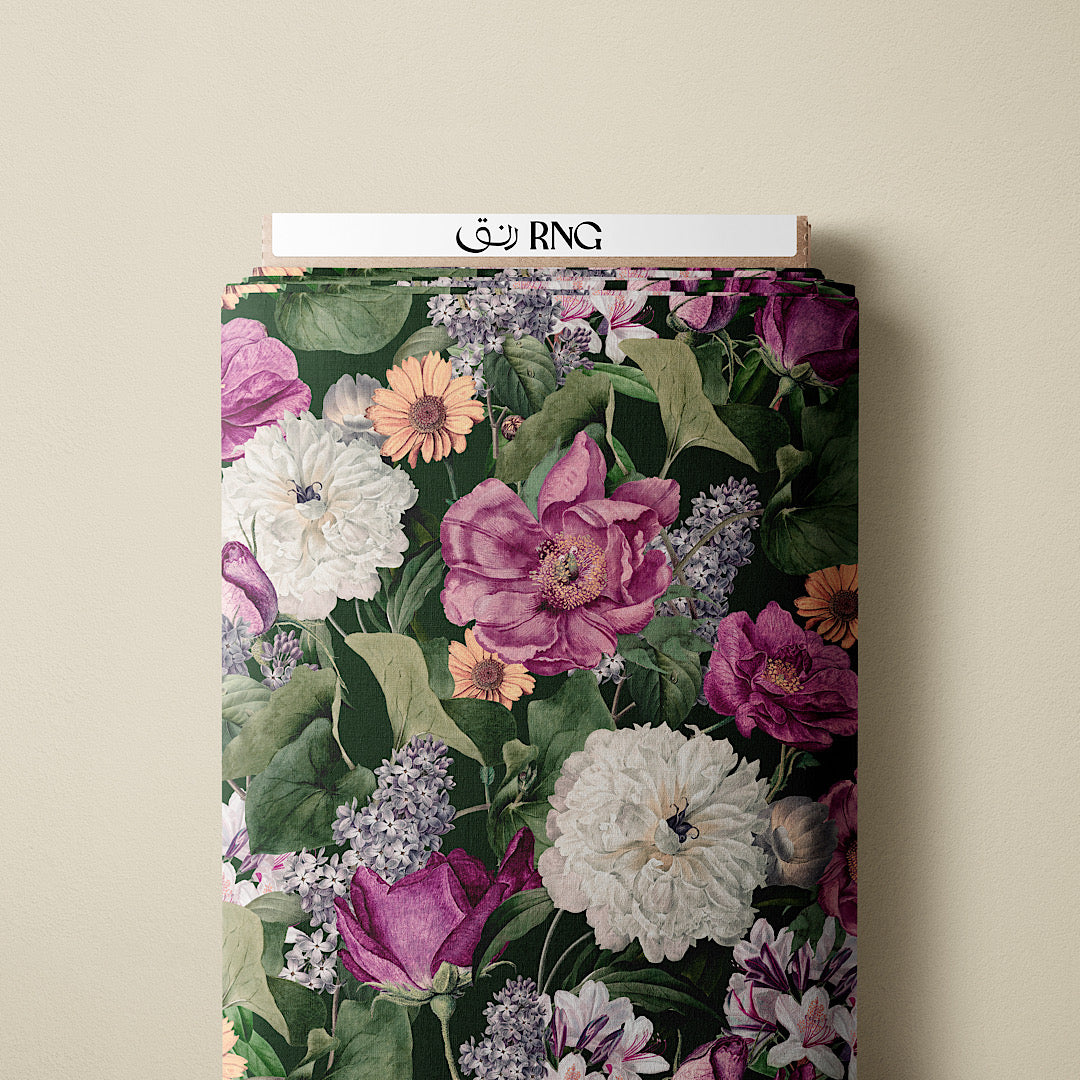 Dark Garden - Cotton Tana Lawn