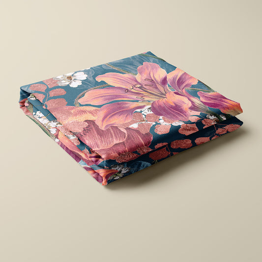Wild Tiger Lilly  - Cotton Tana Lawn