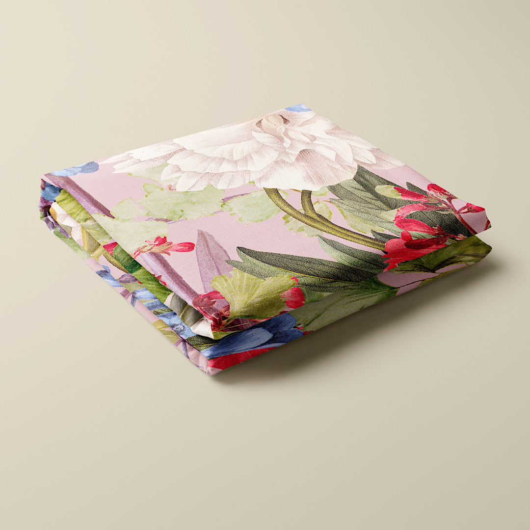Fields of Pink- Cotton Tana Lawn