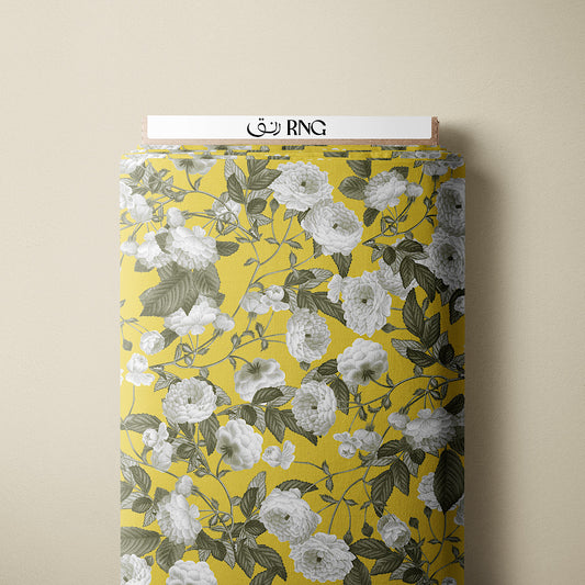 White Roses - Cotton Tana Lawn
