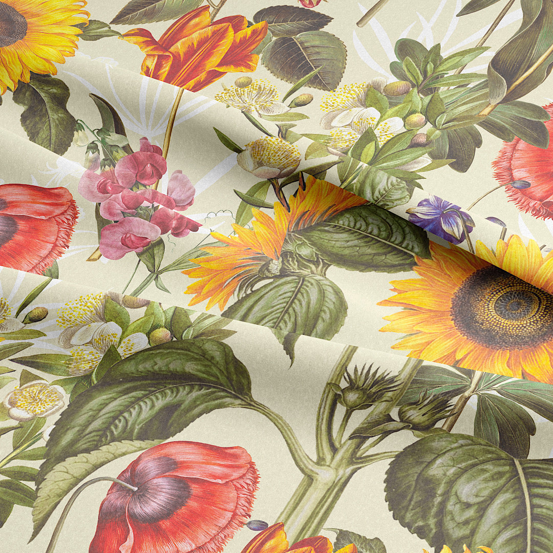 Sunflower Field - Cotton Tana Lawn